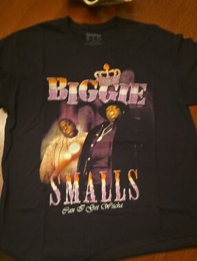Biggie Smalls Black Graphic Short Sleeve Tee